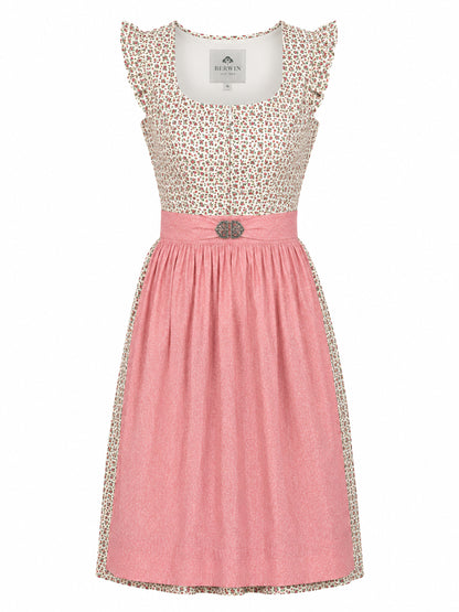 Berwin floral dirndl Mitzi pink front