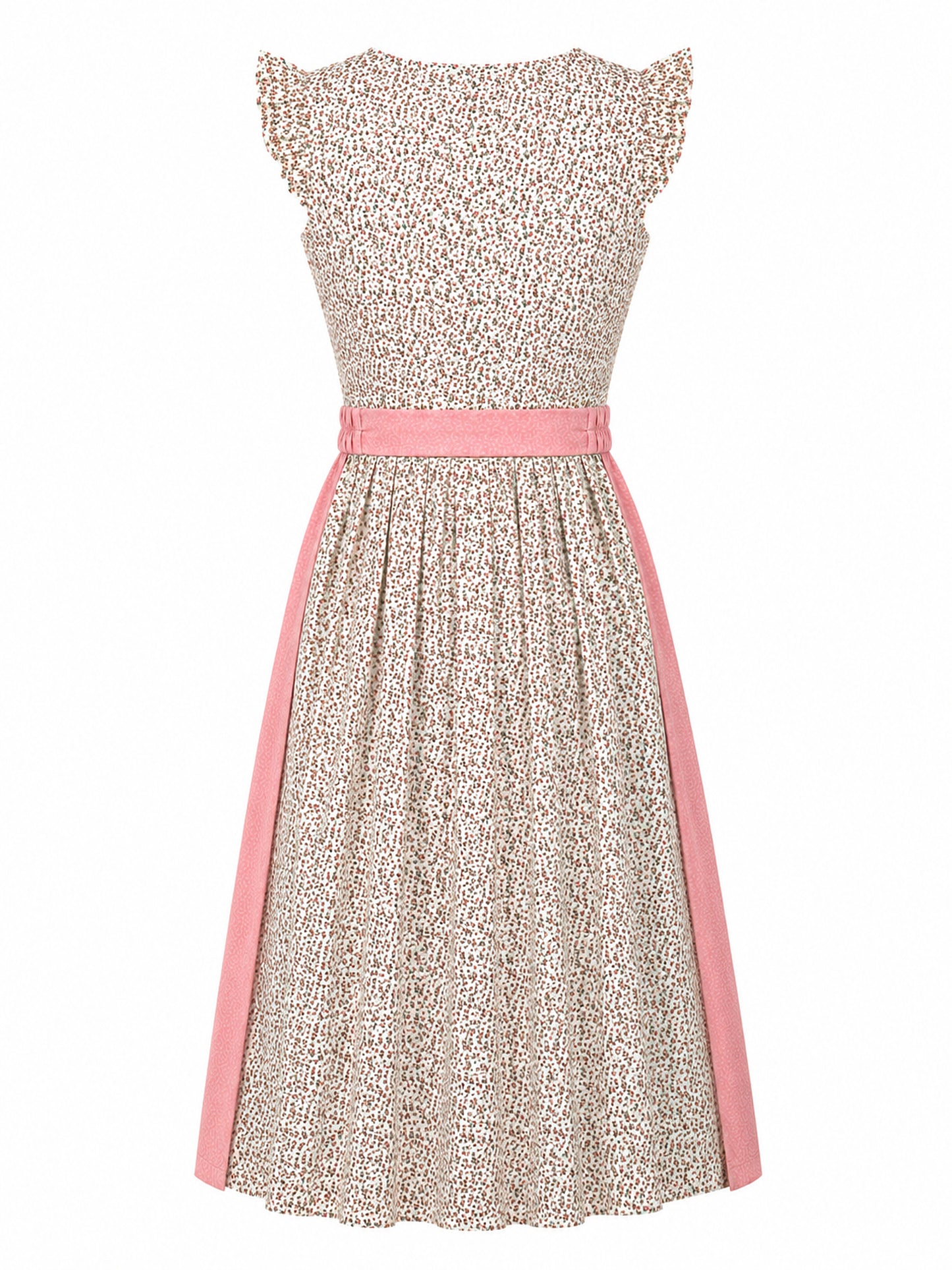 Berwin floral dirndl Mitzi pink dress without apron