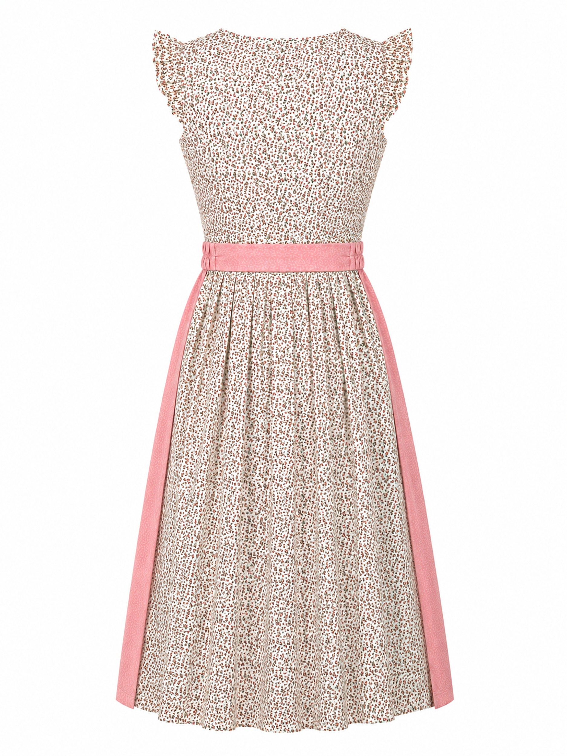 Berwin floral dirndl Mitzi pink dress without apron