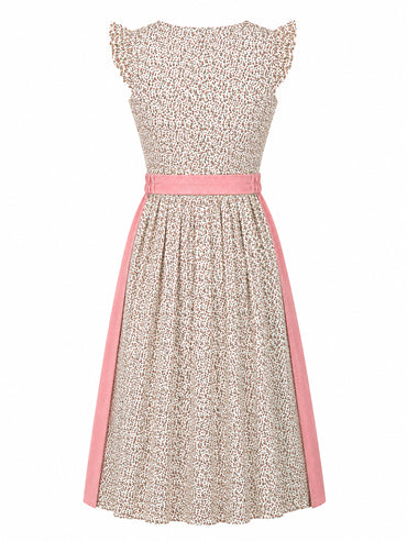 Berwin floral dirndl Mitzi pink dress without apron
