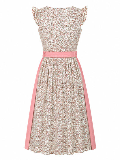 Berwin floral dirndl Mitzi pink dress without apron