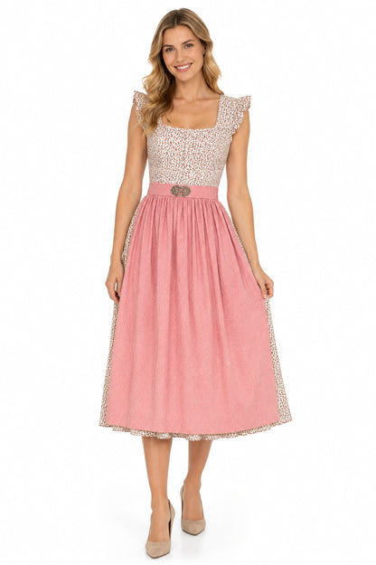 Berwin floral dirndl Mitzi pink on model
