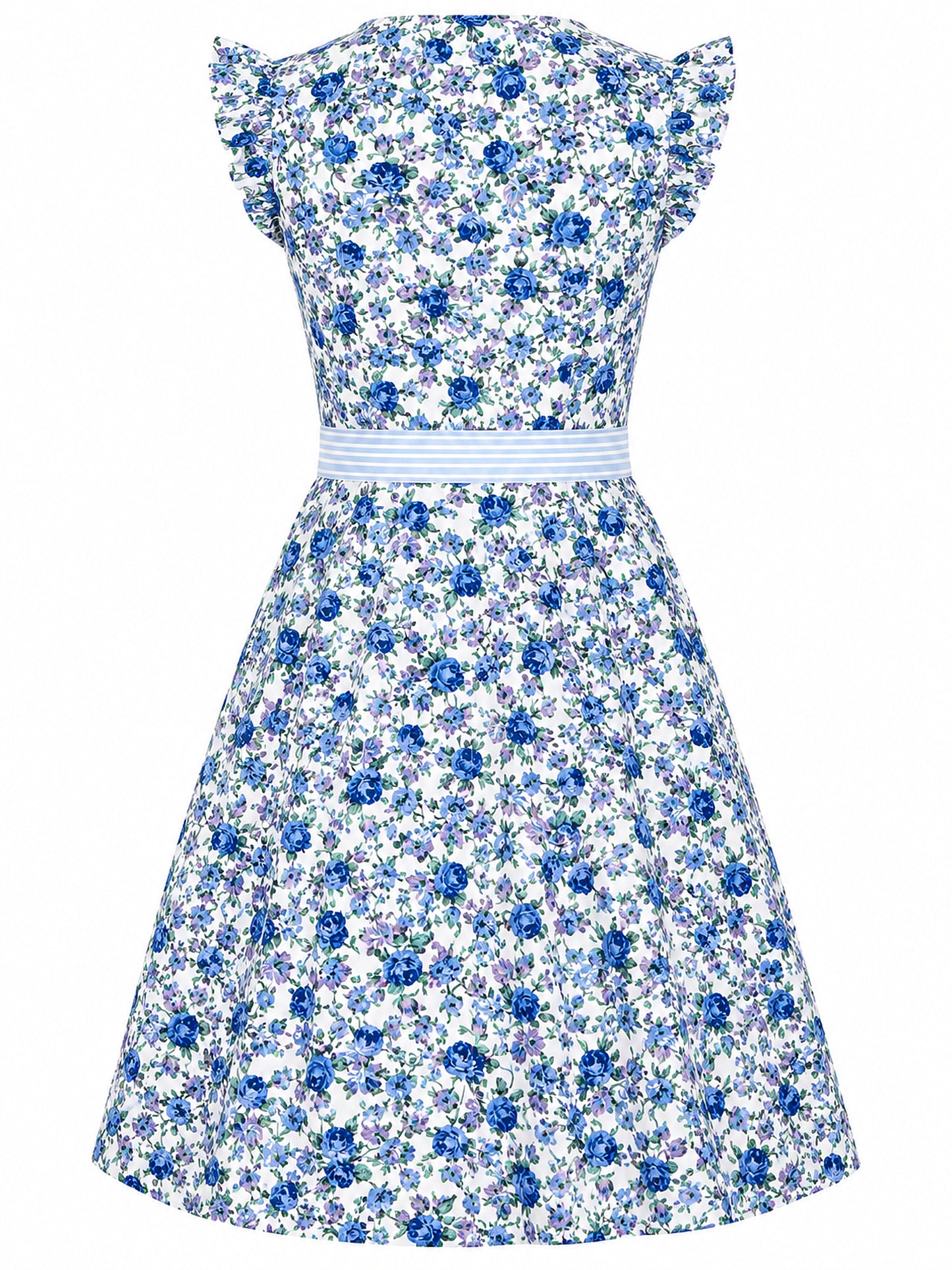 Berwin floral dirndl Malin light blue dress without apron