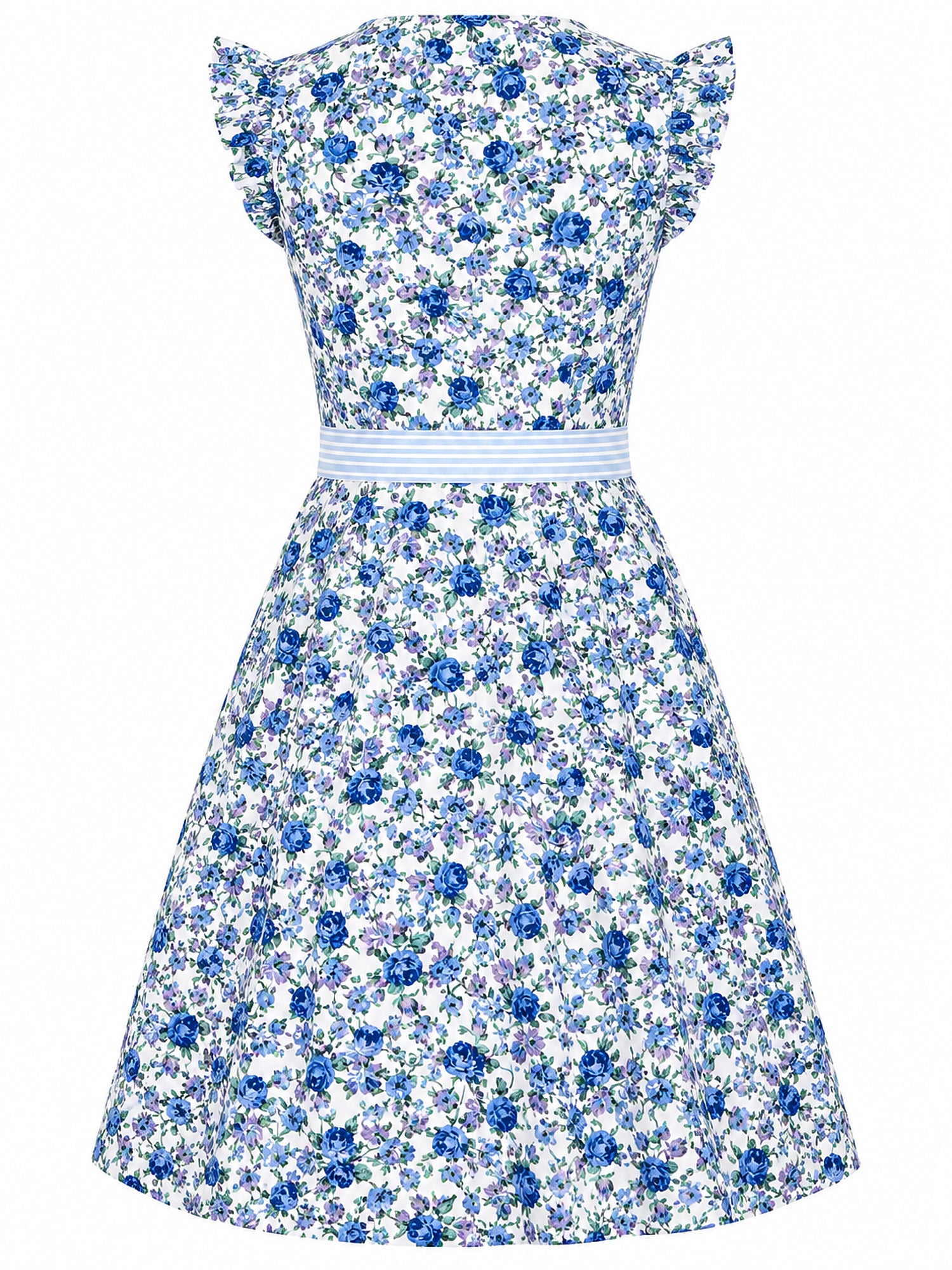 Berwin floral dirndl Malin light blue dress without apron