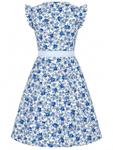 Berwin floral dirndl Malin light blue dress without apron