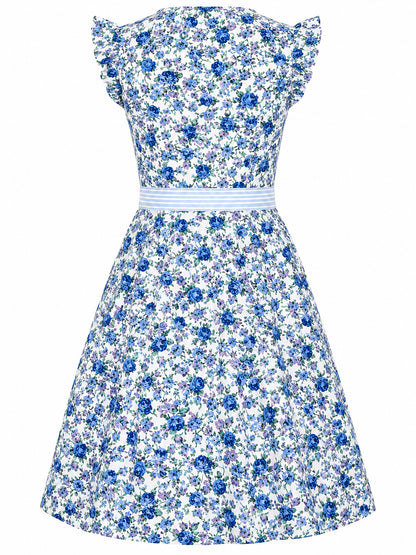 Berwin floral dirndl Malin light blue dress without apron