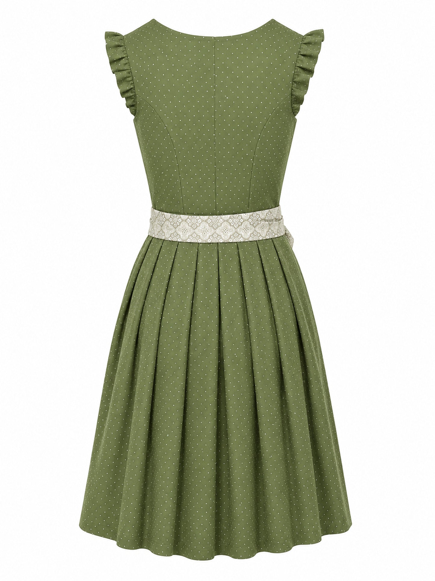 Berwin dirndl Resi olive green dress without apron