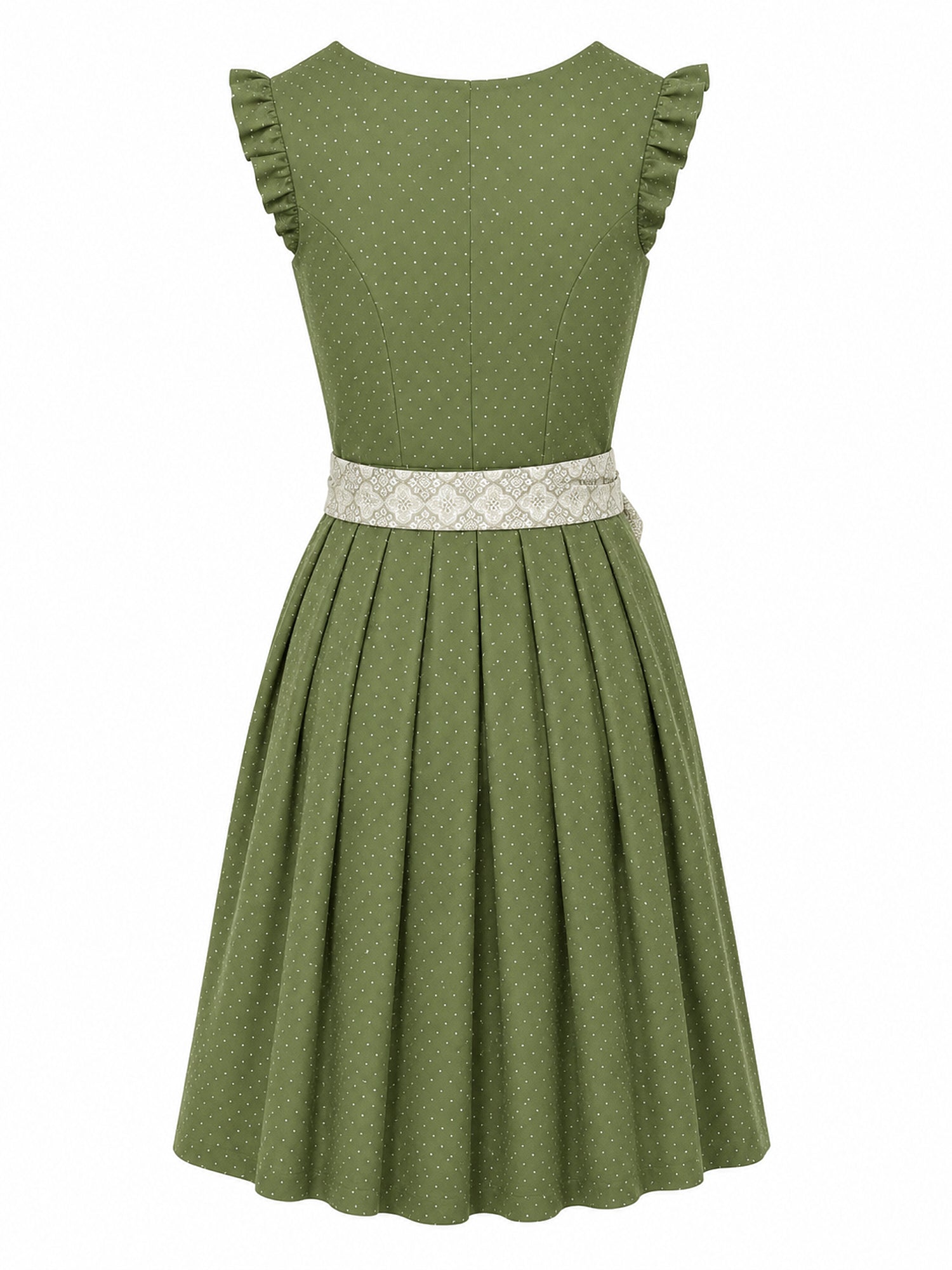 Berwin dirndl Resi olive green dress without apron