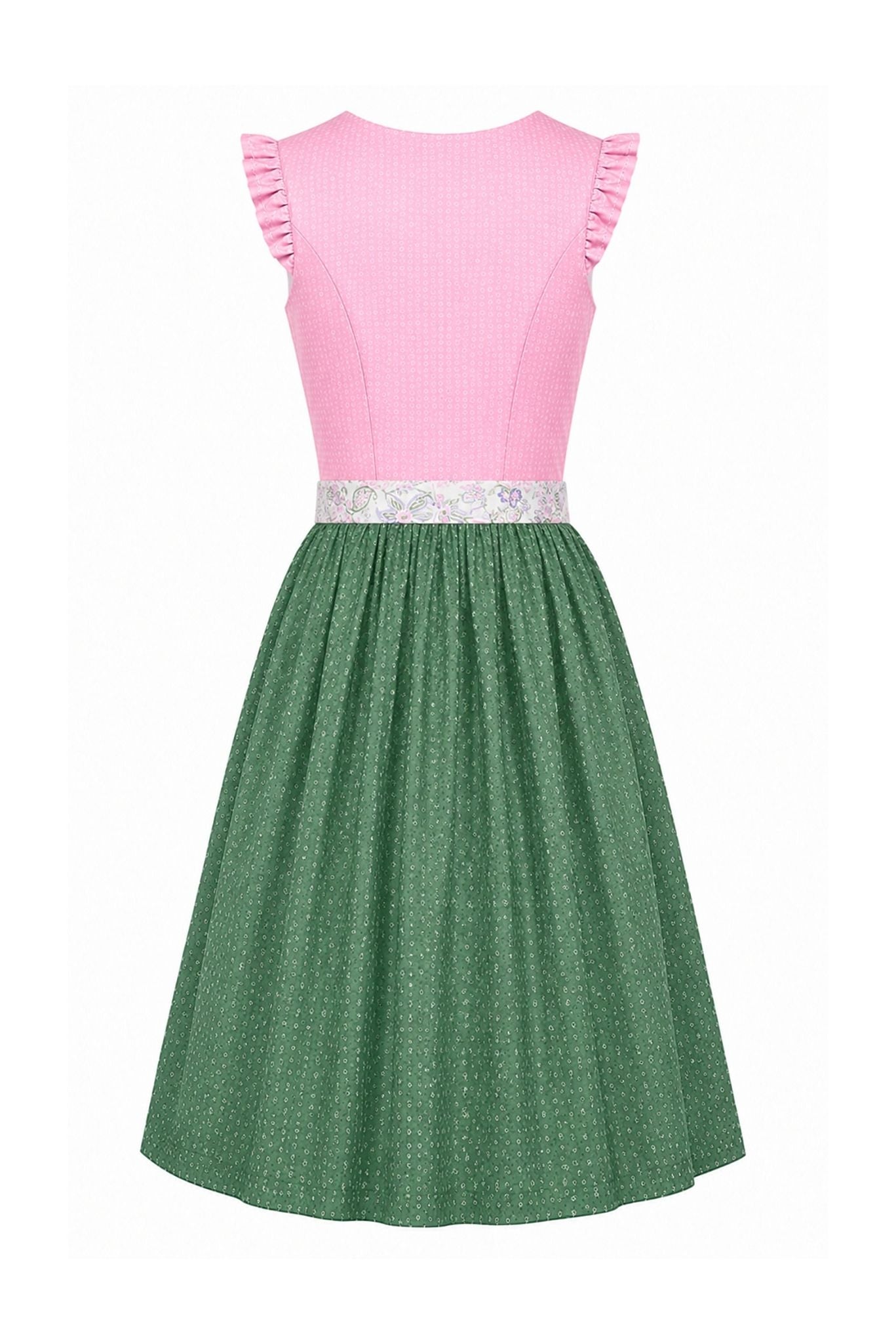 Berwin dirndl Hanne pink green skirt