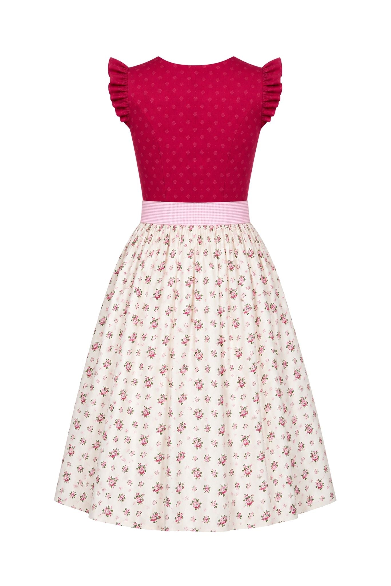 Berwin dirndl Steffi pink floral skirt