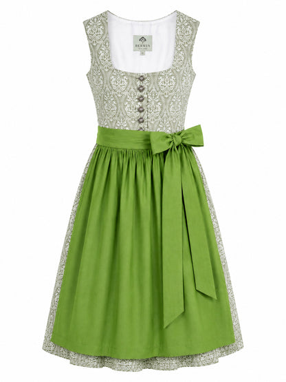 Berwin Long Dirndl 75cm Selma sage green — front