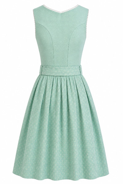 Berwin Long Dirndl 2pcs. 75cm 'Lotte' sage