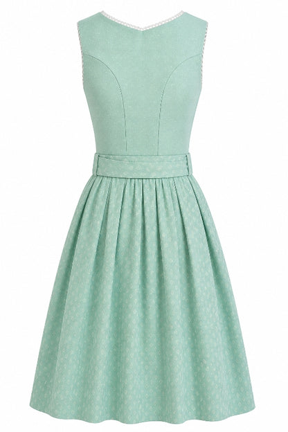 Berwin Long Dirndl 2pcs. 75cm 'Lotte' sage