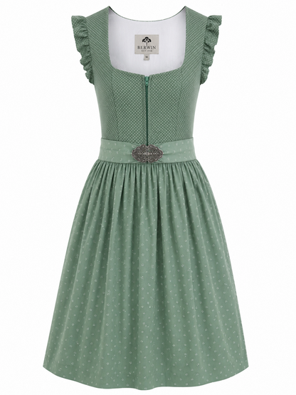 Berwin dirndl Leonie sage green front