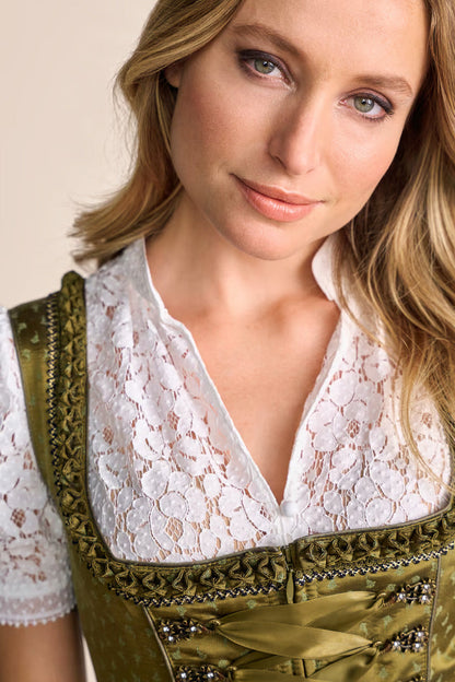 Kruger Long Dirndl 2pcs. 70cm "Mirna" green (low stock)