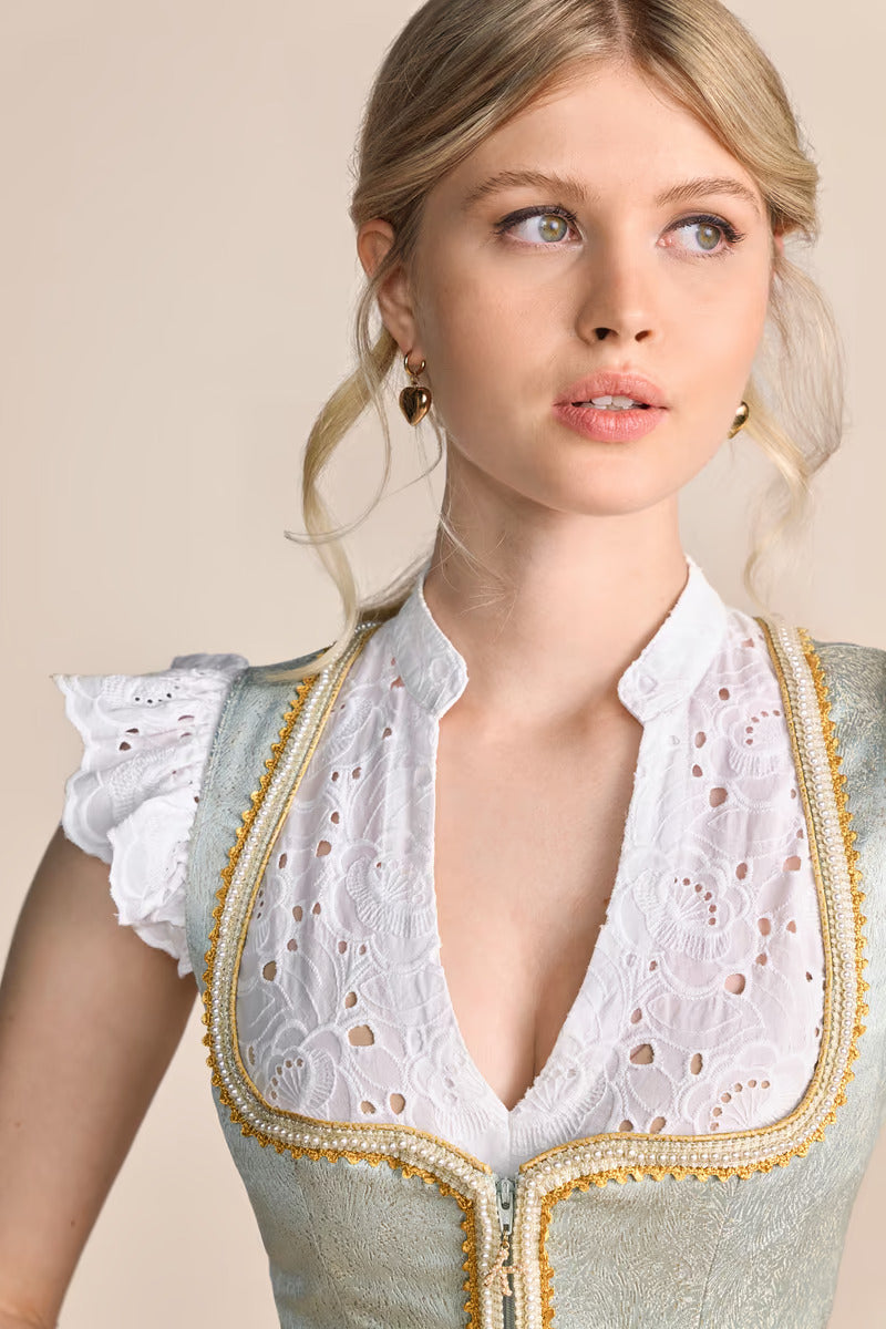 Kruger Mini Dirndl 2pcs. 50cm "Winnie" green (low stock)