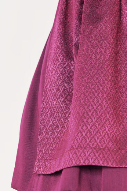 Kruger Long Dirndl 2pcs. 70cm "Alisha" berry