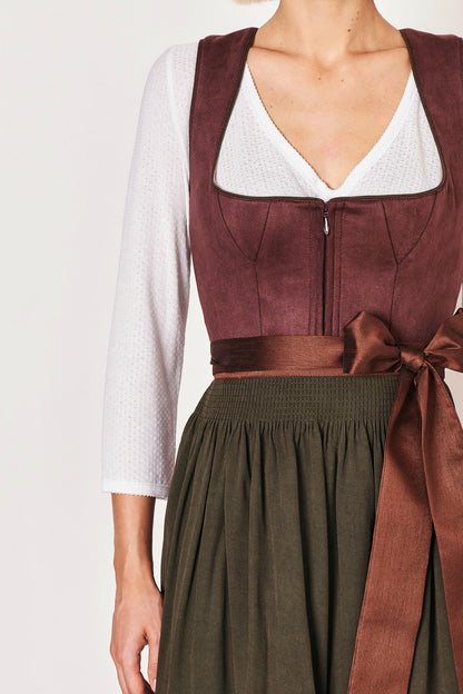 Julia Trentini Lina Midi Dirndl, Purple — 60cm