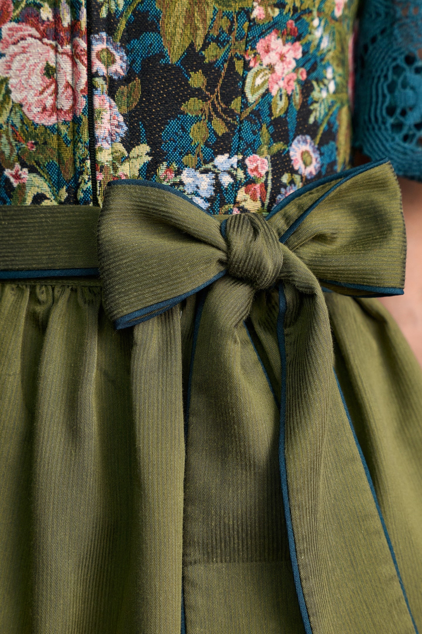 Julia Trentini Franzi Midi Dirndl, Turquoise — 60cm
