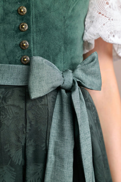 Julia Trentini Nova Midi Dirndl, Green — 60cm