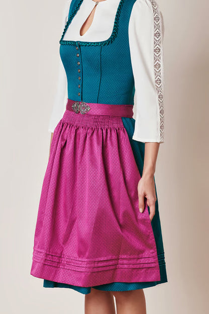 Julia Trentini Dorea Dirndl, Green — 60cm Midi
