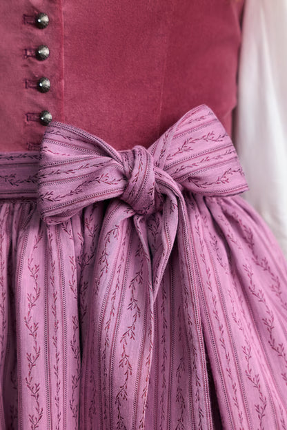 Julia Trentini Brenda Long Dirndl, Pink — 70cm