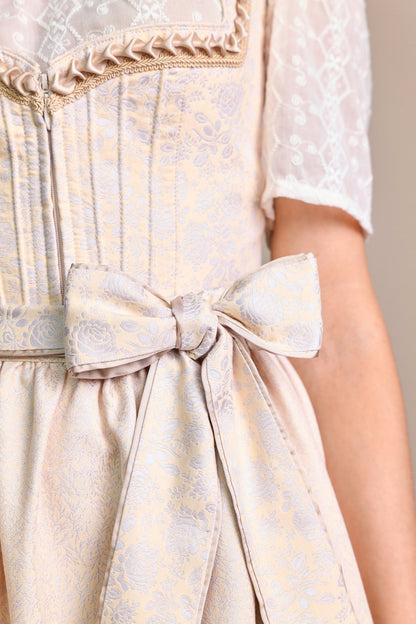Julia Trentini Cecilia Midi Dirndl, Beige — 60cm
