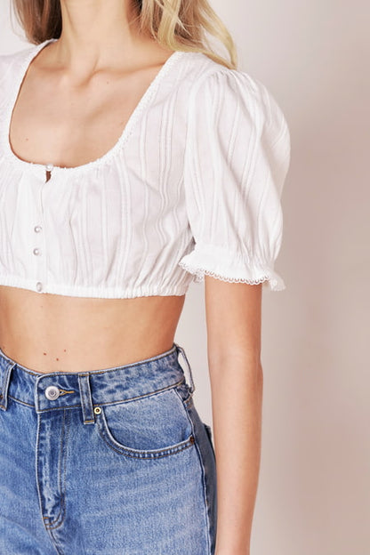 Dirndl blouse Susanna — ecru