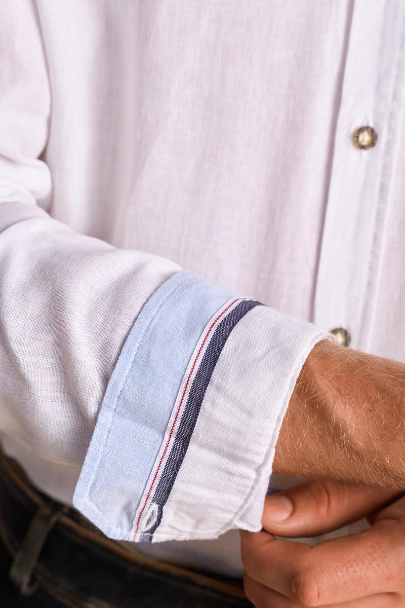 Krueger Traditional Long Sleeve Shirt "Matti" white (XL-4XL)