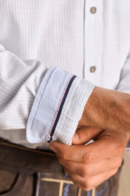 Kruger Traditional Long Sleeve Shirt "Marcin" blue