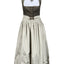Dirndl with corduroy top and silk apron