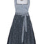 Berwin Long Dirndl 2pcs. 70cm "Lilli" blue