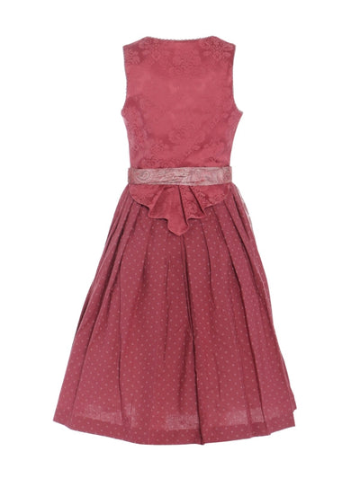 Berwin Long Dirndl 2pcs. 70cm "Doris" red