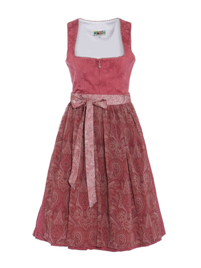Berwin Long Dirndl 2pcs. 70cm "Doris" red