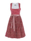 Berwin Long Dirndl 2pcs. 70cm "Doris" red