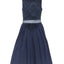 Berwin Long Dirndl 2pcs. 70cm "Doris" blue