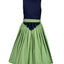 Dirndl with horizontally striped apron