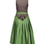 Dirndl with horizontally striped apron