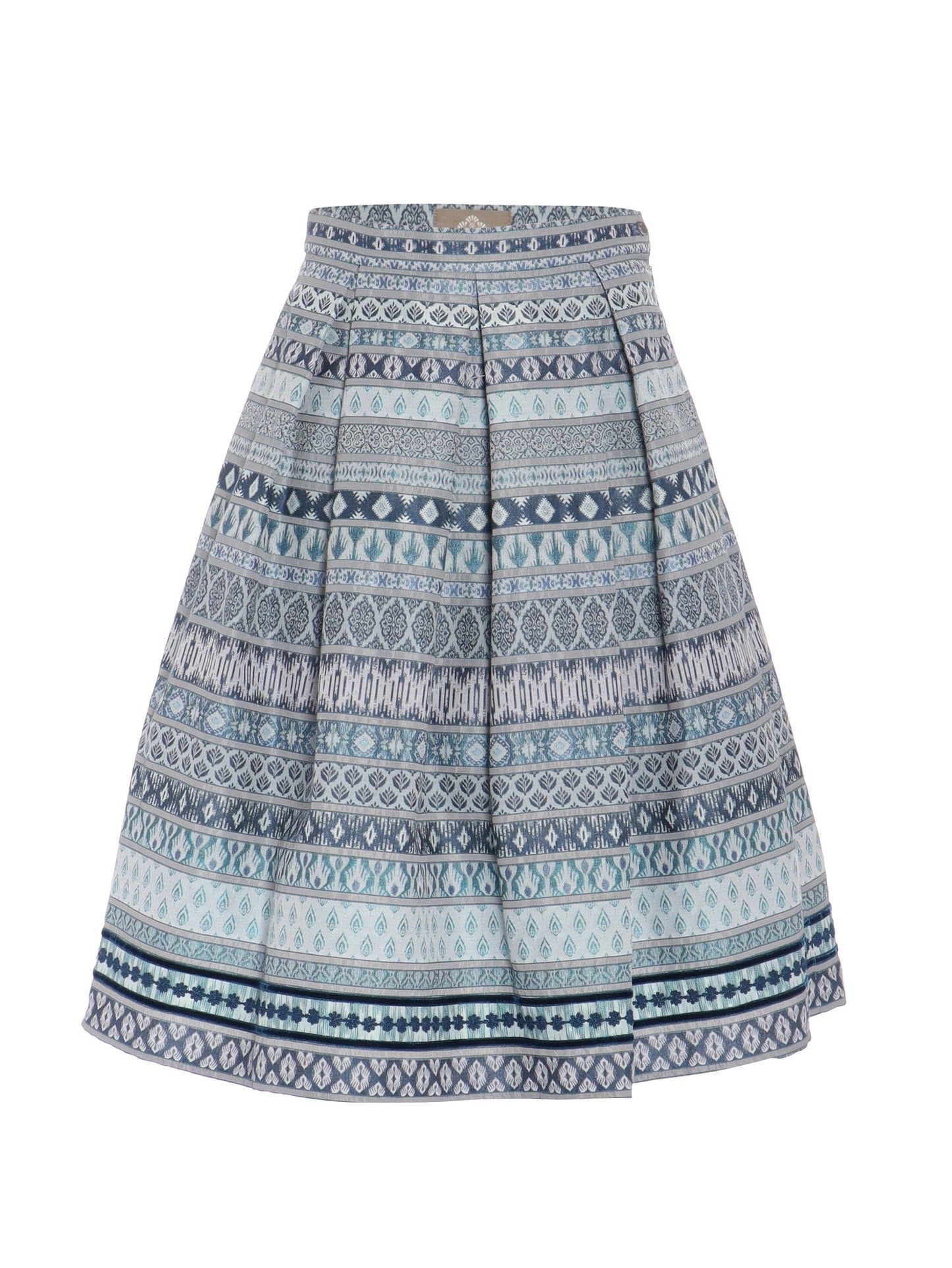 Berwin Traditional Skirt, Navy — 75cm