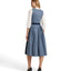 Berwin Long Dirndl 2pcs. 70cm "Helma" blue