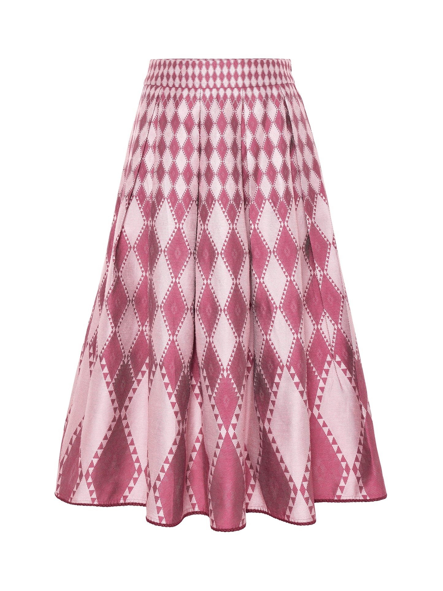 Berwin Traditional Skirt, Berry — 80cm