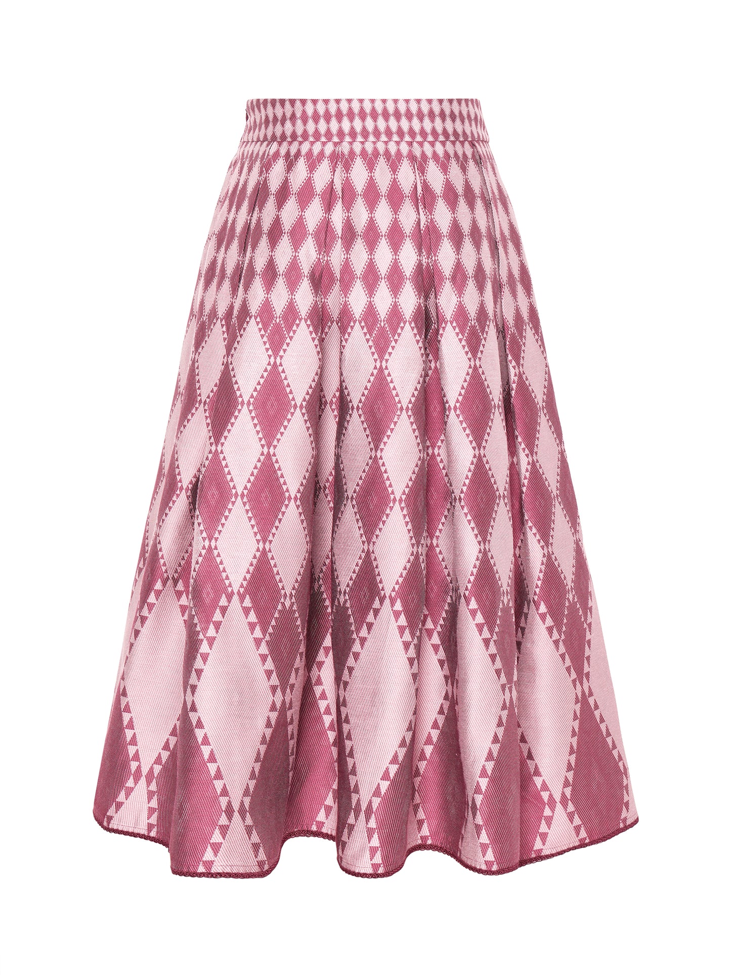 Berwin Traditional Skirt, Berry — 80cm