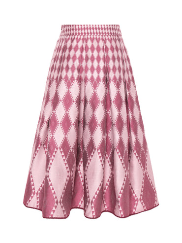 Berwin Traditional Skirt, Berry — 80cm