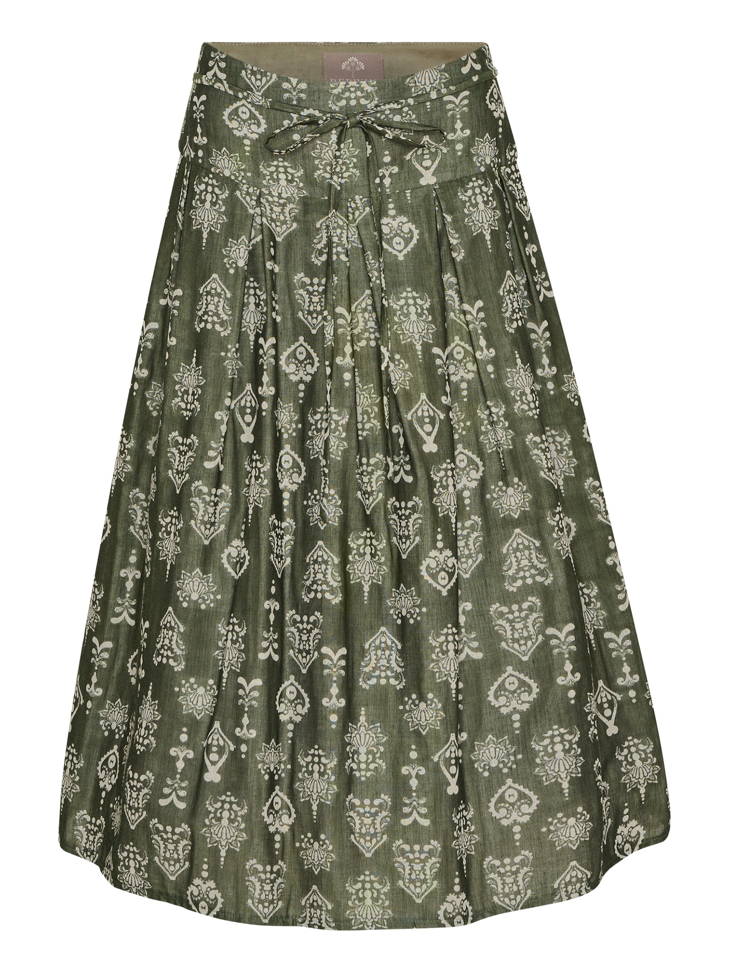 Berwin Traditional Skirt, Olive Green — 80cm