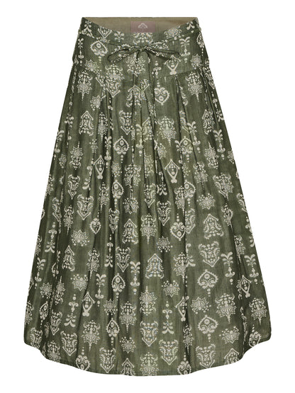 Berwin Traditional Skirt, Olive Green — 80cm