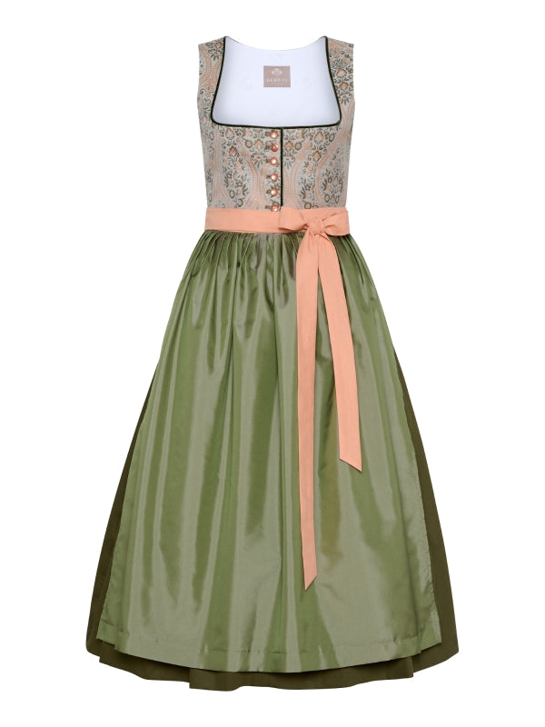 Berwin Maxi Dirndl 2pcs. 80cm "Tiffany" green