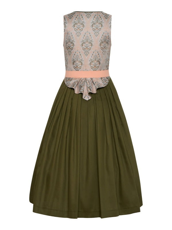 Berwin Maxi Dirndl 2pcs. 80cm "Tiffany" green