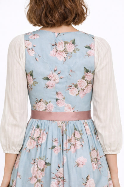 Berwin V-Neck Dirndl Blouse "Crystal" ecru