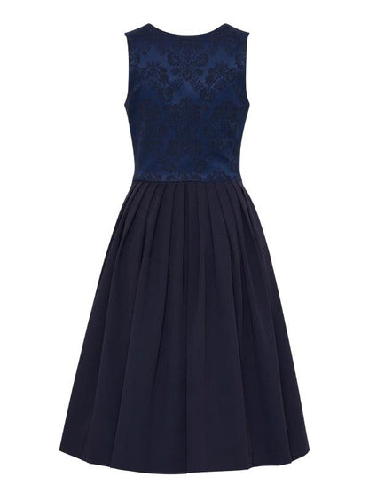 Berwin Long Dirndl 1 pc. 70cm "Ruby" navy