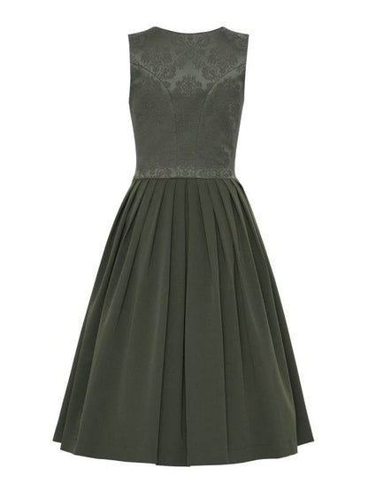 Berwin Long Dirndl 1 pc. 70cm "Ruby" green